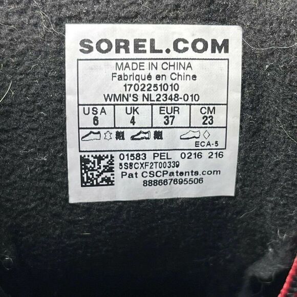 Sorel Women's Slimpack II Lace-Up Boot US 6 Waterproof Winter Ankle Snow Boots - Picture 12 of 12